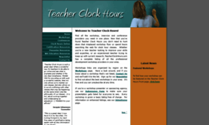 Teacherclockhours.com thumbnail