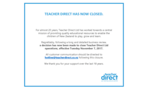 Teacherdirect.co.nz thumbnail