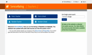 Teachers.servicerating.ca thumbnail