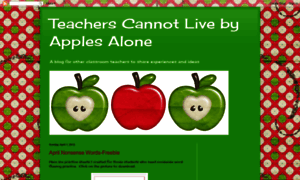 Teacherscannotlivebyapplesalone.blogspot.com thumbnail