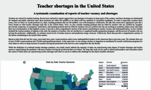 Teachershortages.com thumbnail