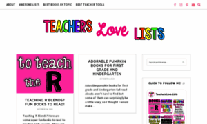 Teacherslovelists.com thumbnail
