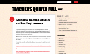 Teachersquiverfull.wordpress.com thumbnail