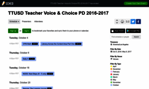 Teachervoicechoicepd20162017.sched.com thumbnail
