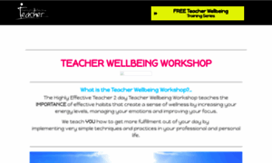 Teacherwellbeingworkshop.com thumbnail