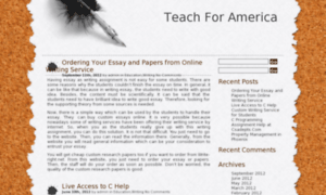 Teachforamerica.us thumbnail