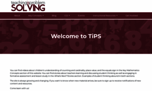 Teachingisproblemsolving.org thumbnail