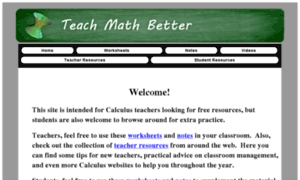 Teachmathbetter.com thumbnail