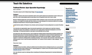 Teachmesalesforce.wordpress.com thumbnail