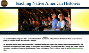 Teachnativehistories.umass.edu thumbnail