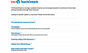 Teachontario.ca thumbnail