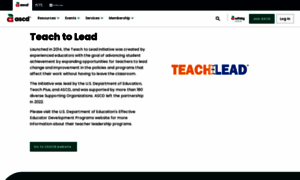 Teachtolead.org thumbnail