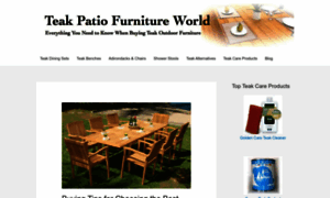 Teakpatiofurnitureworld.com thumbnail