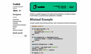 Tealish.readthedocs.io thumbnail