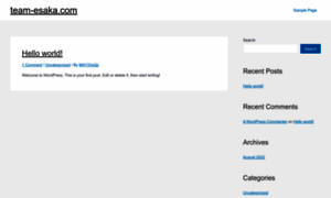 Team-esaka.com thumbnail