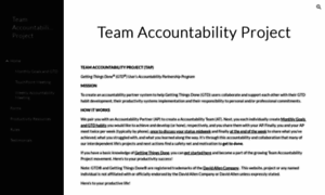 Teamaccountabilityproject.org thumbnail