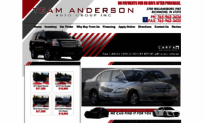 Teamandersonauto.com thumbnail