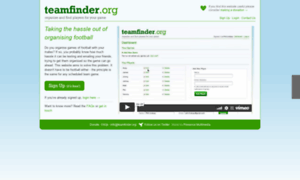 Teamfinder.org thumbnail