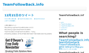 Teamfollowback.info thumbnail
