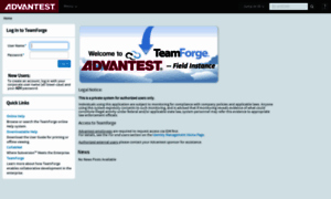 Teamforge.advantest.com thumbnail