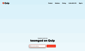 Teamgod.quip.com thumbnail