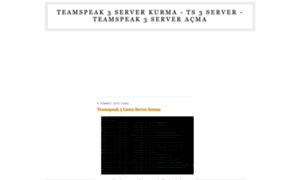 Teamspeak3serverkurma.blogspot.com.tr thumbnail