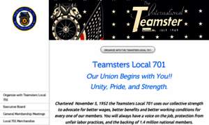 Teamsterslocal701.org thumbnail