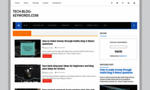 Tech-blog-keywords.com thumbnail