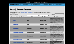 Tech.beacondeacon.com thumbnail