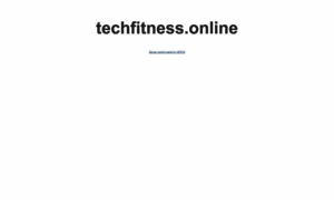 Techfitness.online thumbnail