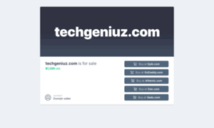 Techgeniuz.com thumbnail