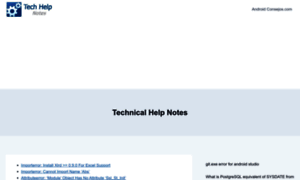 Techhelpnotes.com thumbnail