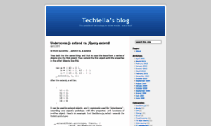 Techiella.wordpress.com thumbnail