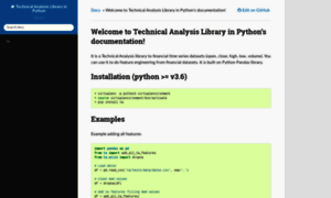 Technical-analysis-library-in-python.readthedocs.io thumbnail