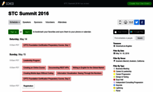 Technicalcommunicationsummit2016.sched.org thumbnail