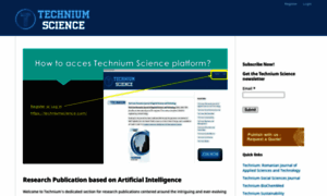 Techniumscience.com thumbnail