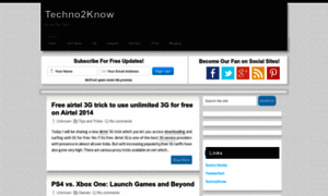 Techno2know.blogspot.in thumbnail