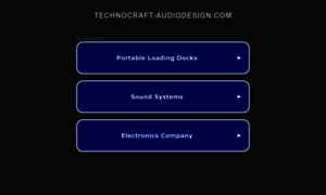 Technocraft-audiodesign.com thumbnail