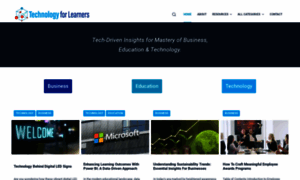 Technologyforlearners.com thumbnail