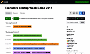 Techstarsstartupweekboise2017.sched.com thumbnail