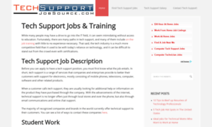 Techsupportjobsource.com thumbnail