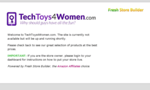 Techtoys4women.com thumbnail