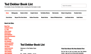 Teddekkerbooklist.com thumbnail