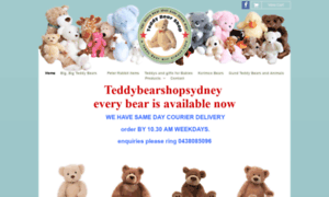 Teddybearshopsydney.com thumbnail