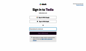 Tedia.slack.com thumbnail