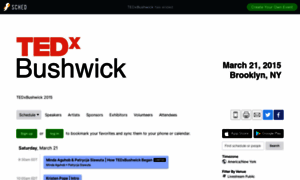 Tedxbushwick2015.sched.org thumbnail