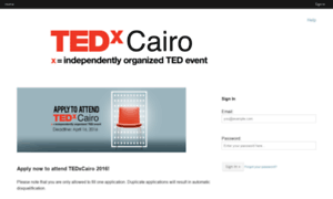 Tedxcairo.fluidreview.com thumbnail