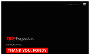 Tedxfonddulac.com thumbnail