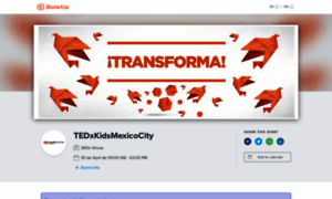 Tedxkidsmexicocity.boletia.com thumbnail