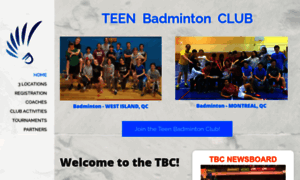 Teenbadmintonclub.ca thumbnail